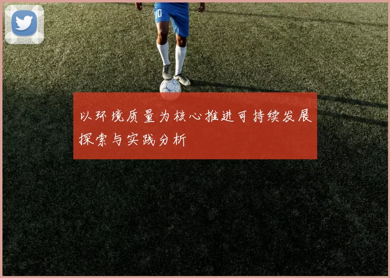 以环境质量为核心推进可持续发展探索与实践分析