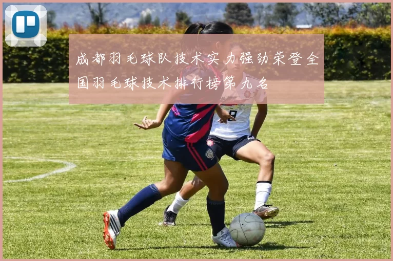 成都羽毛球队技术实力强劲荣登全国羽毛球技术排行榜第九名